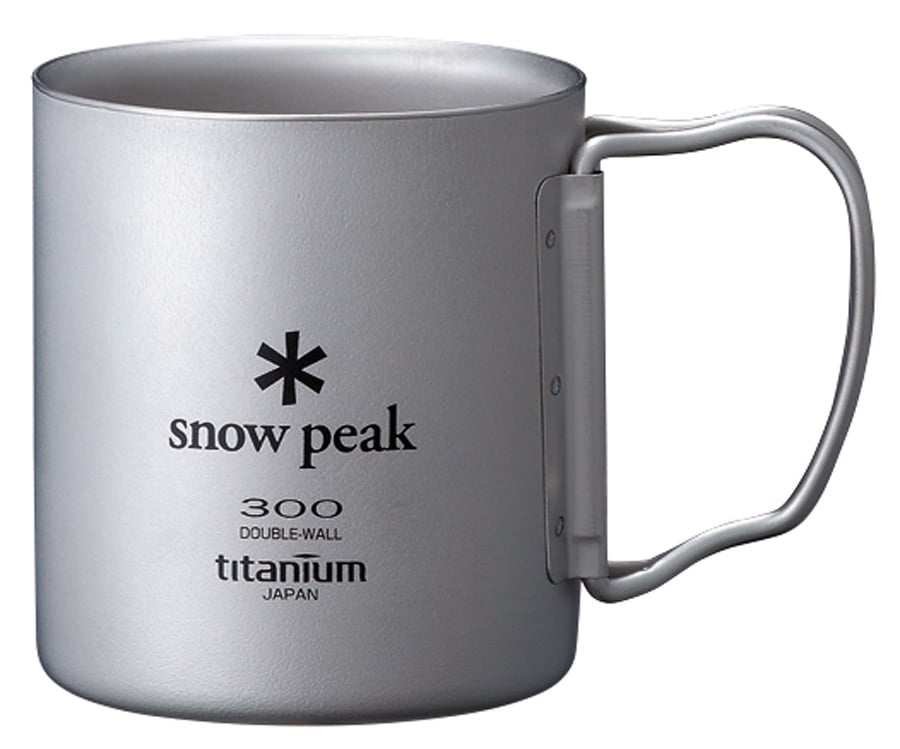 Snow Peak Titanium Double Wall 300 Mug Ultralight Camp Cup